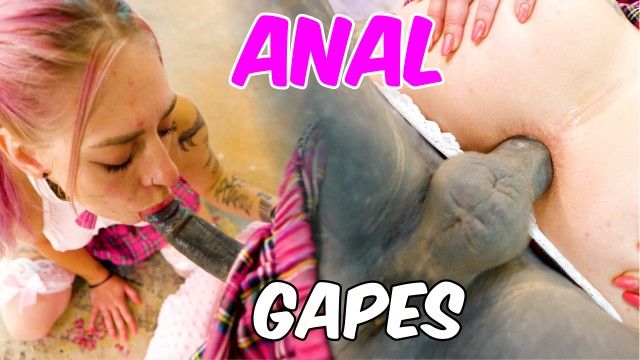 Tattooed Trans Anal Fucks Schoolgirl Hard