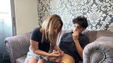 Large-Ass TS Stepmom Teaches Her Stepson Her Dirty Fantasy