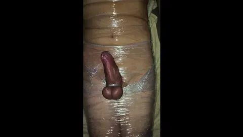 Mummified Sissy Boy Gets Big Dick Fuck in Dark Room