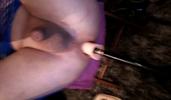 Trans Performer Takes Hard Cock From Fucking Machine
