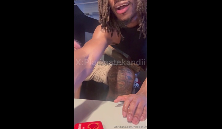 Ebony TS Kandii Solo Tease