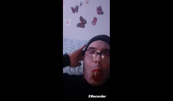 Trans Babe Enjoys Scat Play Licking