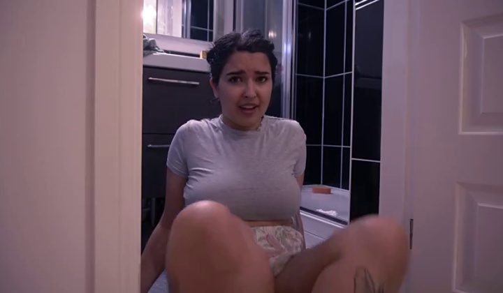 Trans Babe Gives Deepthroat Blowjob