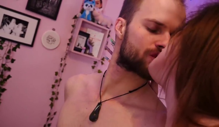 Trans Threesome Orgy with Shemale and Girl