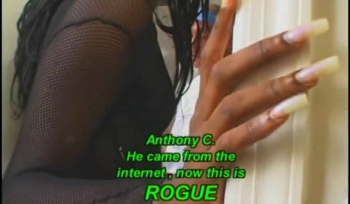 Black Tgirls Anal Fuck White Guy in Vintage Scene