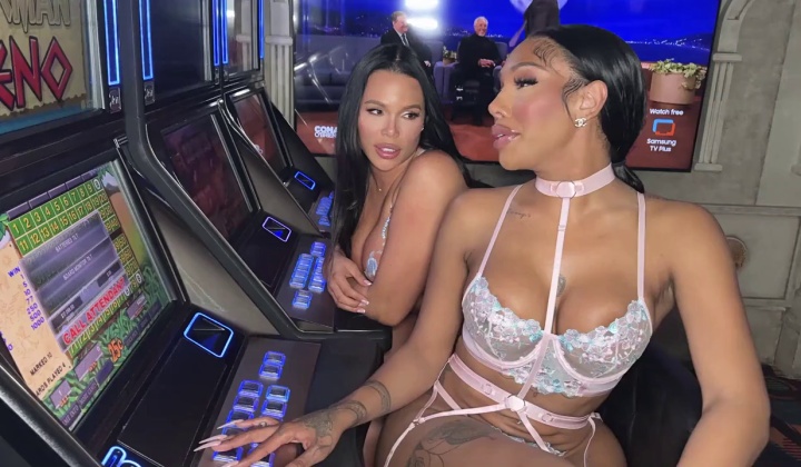 hot threesome ebony ts anal bareback fucking  ?