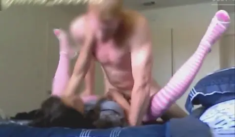 TS Shemale Bareback Doggy Style With Thick Cock