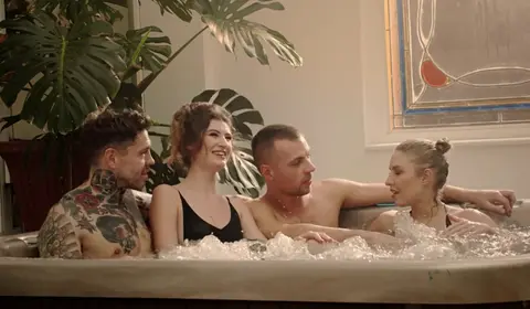 TS Babe Gets Fucked in Love Hotel Room