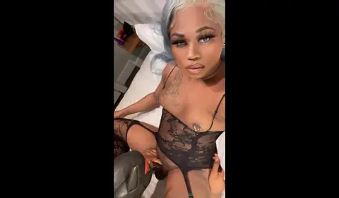 Trans Performer Gives Blowjob to Male Partner