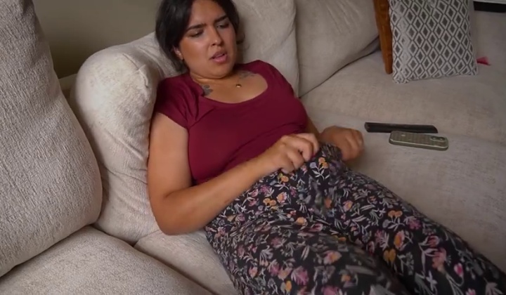 TS Bareback Blowjob and Anal With Man in Bedroom
