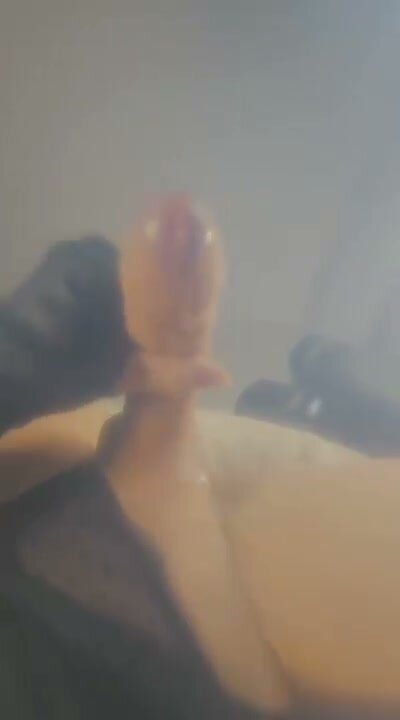 Hung Tgirl Cumming on Camera Full Scene