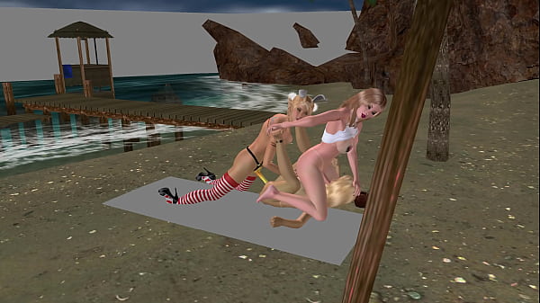 Futanari Dominates Curvy Girls in Threesome