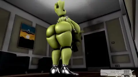 Springtrap TS Fuck Little Plushtrap's Ass Audio Edited