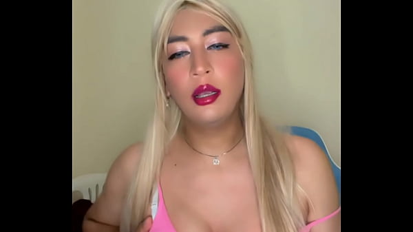 Trans Babe Shows Off Small Tits