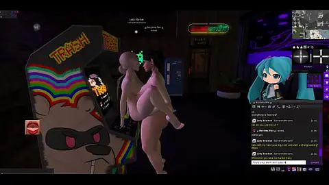 TS Fuck Women In Second Life Virtual Sex Scene
