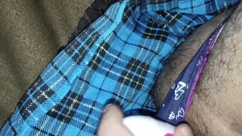 TS Girl Uses Vibrator For Solo Pleasure In Bedroom