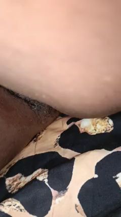 Ebony TS Masturbates to Squirting Orgasm