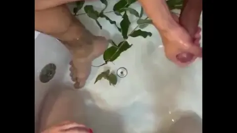 Blonde Shemale Gives Blowjob To Colombian Boy